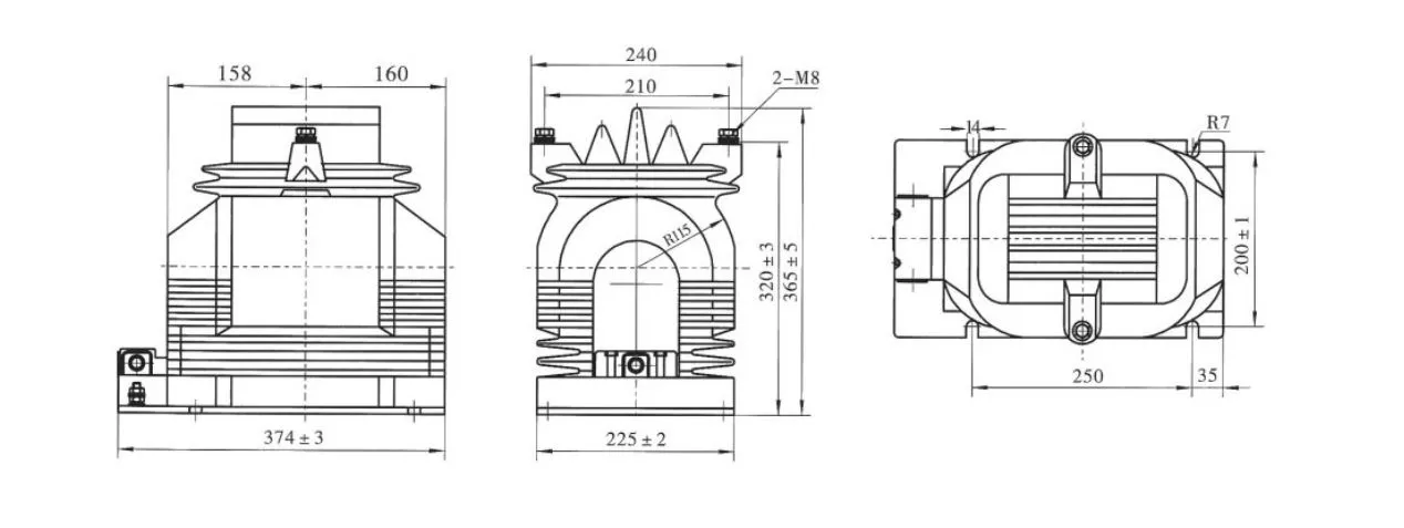 13 8 Kv Single Phase Potential Transformer In Substation