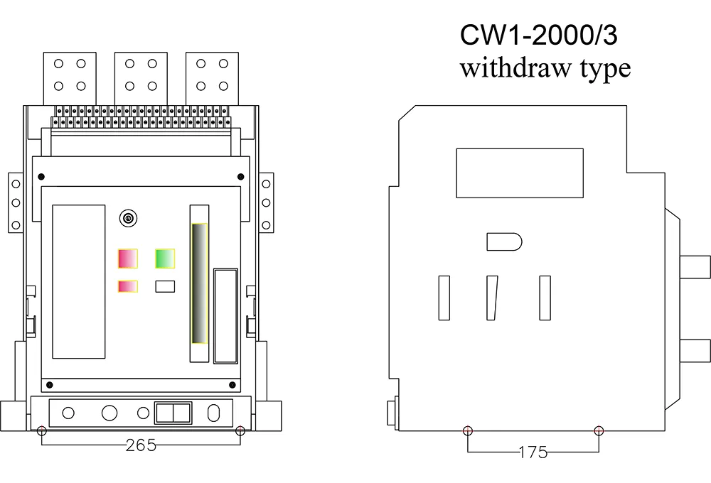 Acb Air Circuit Breaker 2000a In Substation